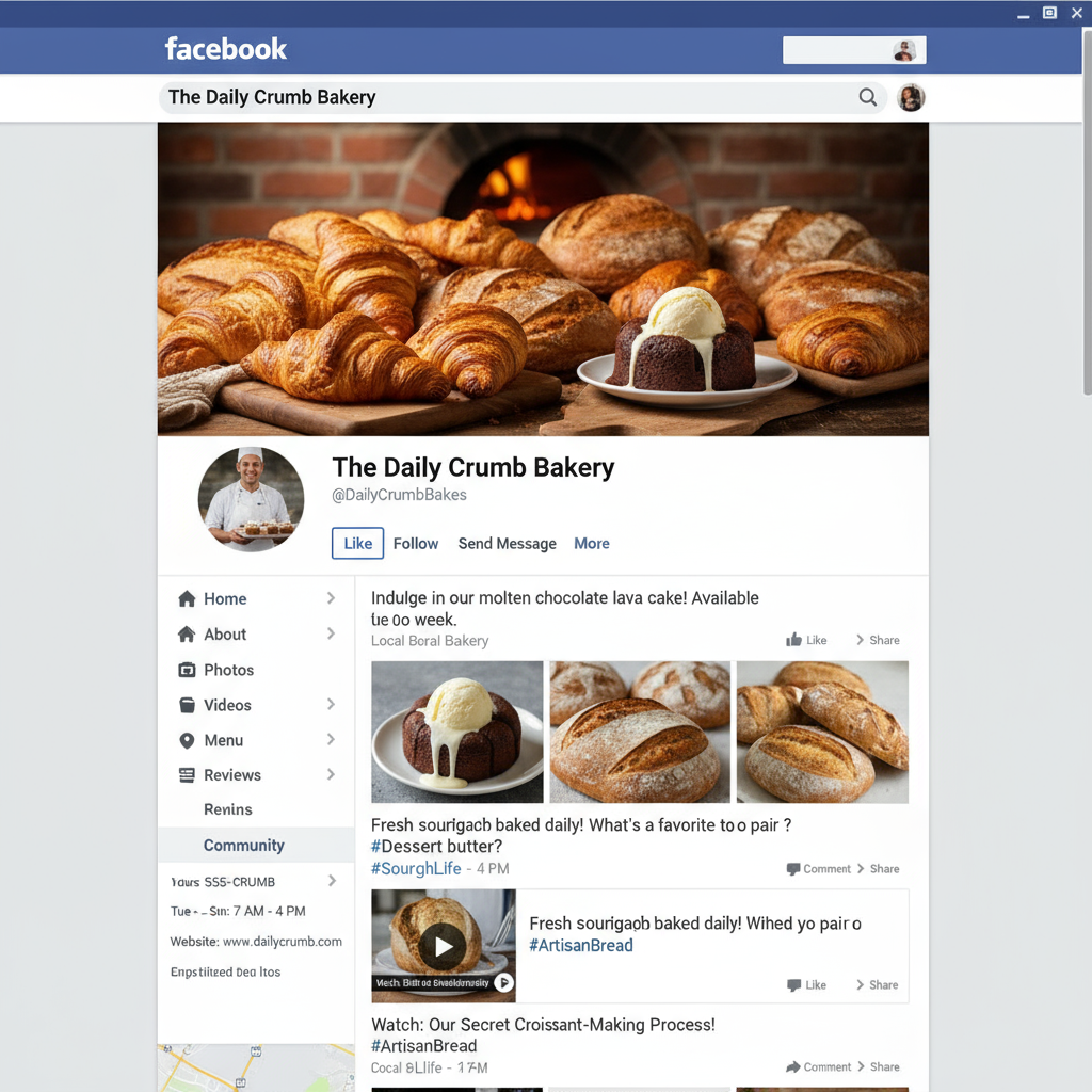 Facebook Page Before